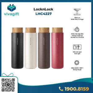 binh giu nhiet locklock nap go flat 400ml lhc4227 8 9 VivaGift