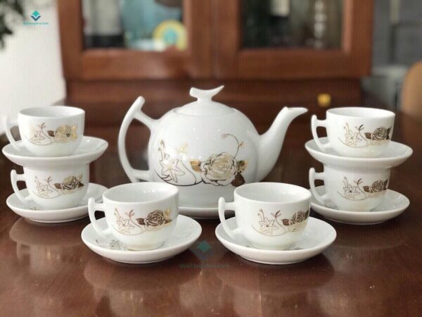 Bộ Ấm Chén - Bộ Bưởi Cành A010 - Hình ảnh 9
