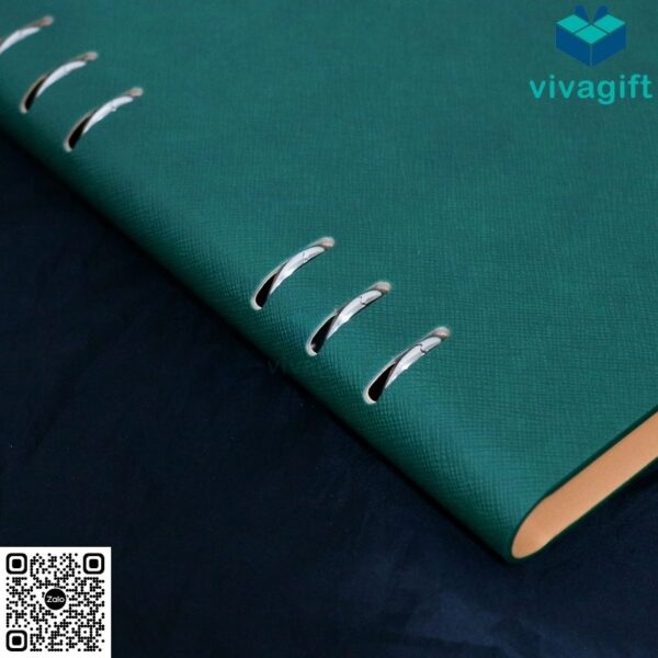 Sổ Tay Bìa Còng B014 Da PU Khắc Logo Theo Yêu Cầu 23