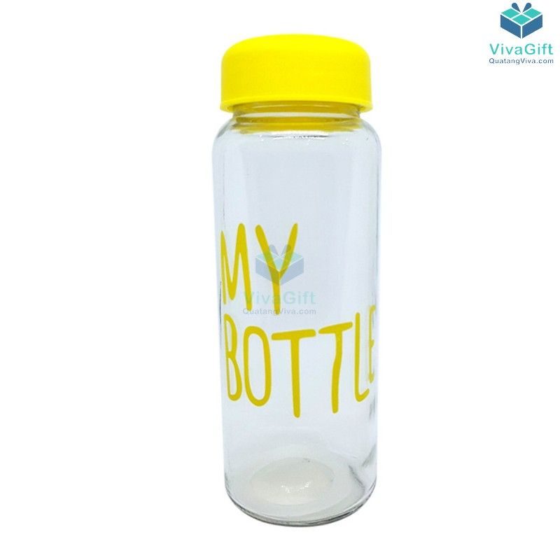  Bình Nước Nhựa My Bottle 500ml Q055 khắc tên, in logo theo yêu cầu