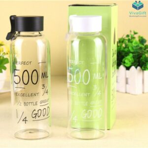 Bình nước nhựa 500ml có quai Q011