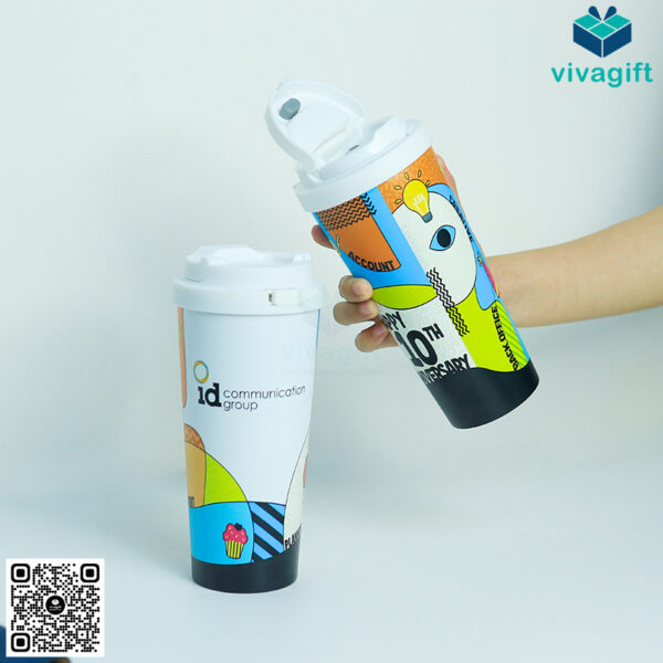 Ly Giữ Nhiệt Lock&Lock Energetic One -Touch Tumbler LHC3249 - 550ML 9