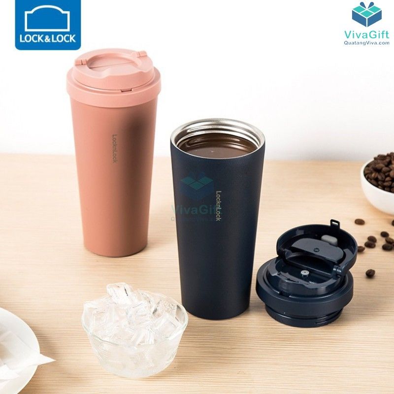 Ly Giữ Nhiệt Lock&Lock Energetic One -Touch Tumbler LHC3249 - 550ML in logo