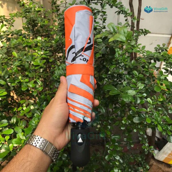 Ô Dù Cầm Tay Gấp 3 Tự Động 1 Chiều R=55cm 8 Kèo D011 - Hình ảnh 3