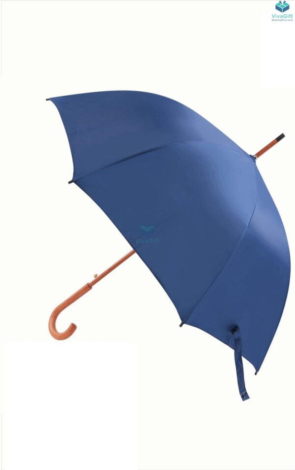 ô dù cầm tay khung gỗ bán kính 60cm in logo D031