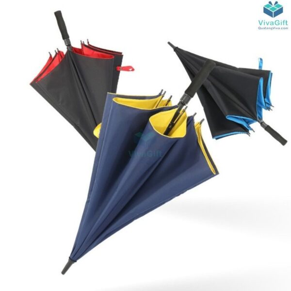 ô dù cầm tay cán dài D014 in logo theo yêu cầu