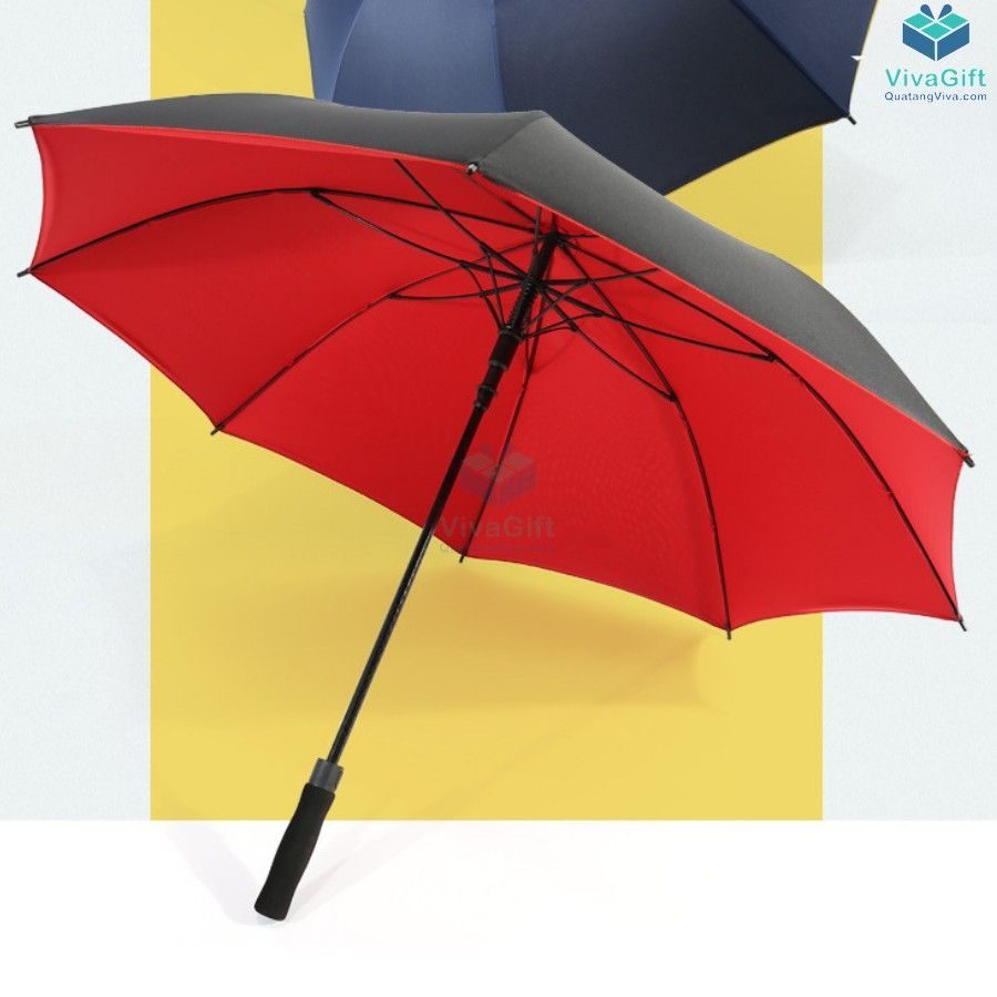 ô dù cầm tay cán dài D014 quà tặng in logo