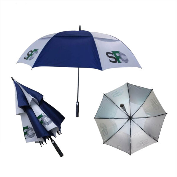Ô Dù Thẳng Poly 2 Tầng Cán Mút Bán Kính 75cm D029 - Quà Tặng Viva