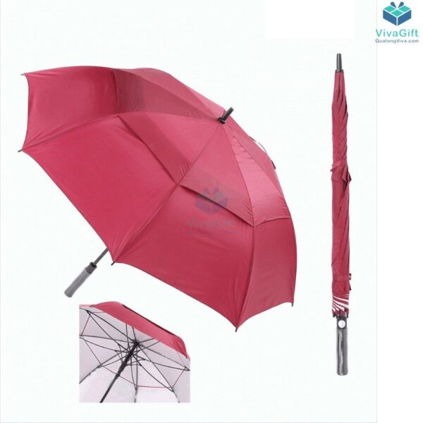 ô dù cầm tay cán thẳng 2 tầng bán kính 75cm d029