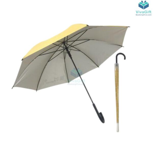 ô dù cầm tay cán dài bán kính 70cm d034 quà tặng doanh nghiệp