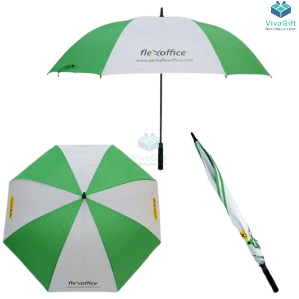 dù cầm tay cán thẳng bán kính 70cm D035 in logo theo yêu cầu