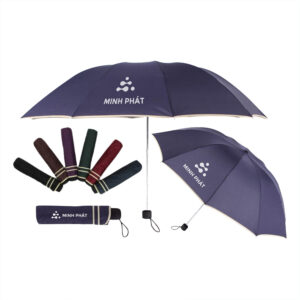 Ô Dù Cầm Tay Gấp 3 Tự Đẩy R=56cm D013 - Quà Tặng Viva