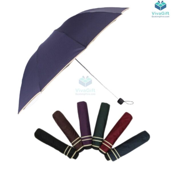 ô dù gấp 3 tự đẩy d013 in logo theo yêu cầu