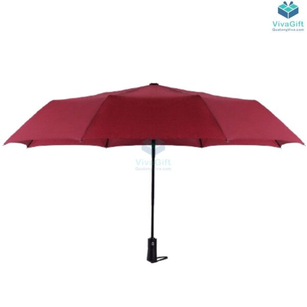 ô dù cầm tay xếp 3 tự động 2 chiều d012 in logo doanh nghiệp