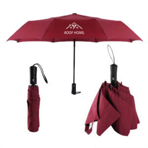 Dù Cầm Tay Gấp 3 Tự Động 2 Chiều 8 Kèo R=58cm D018 - Quà Tặng Viva