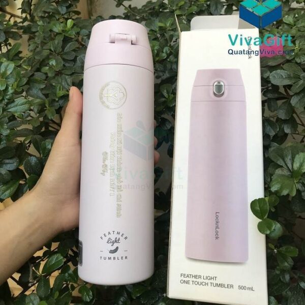 Bình Giữ Nhiệt Lock&Lock Feather Light One Touch LHC3257 (500ml)