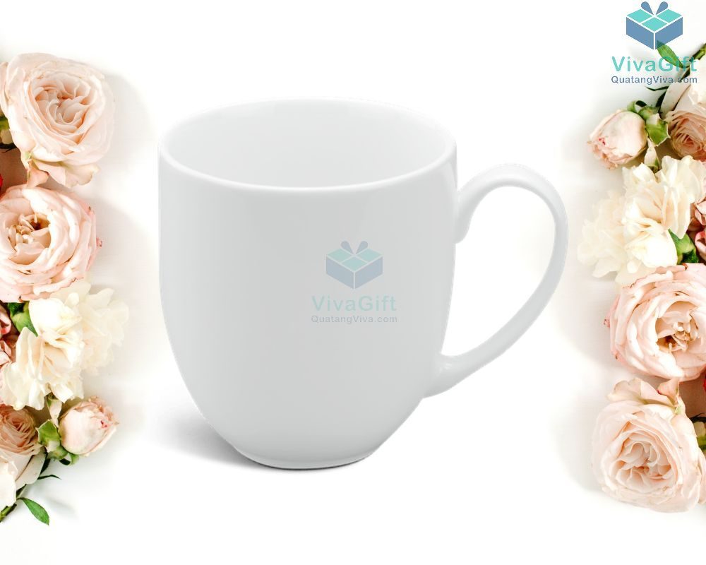 Ly sứ Minh Long 0.4 L - Camellia - Trắng 1