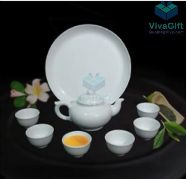 Bộ ấm chén 0.35 L - Jasmine - Trắng 4
