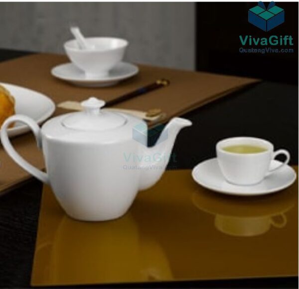 Bộ ấm chén 0.45 L - Daisy - Trắng 8