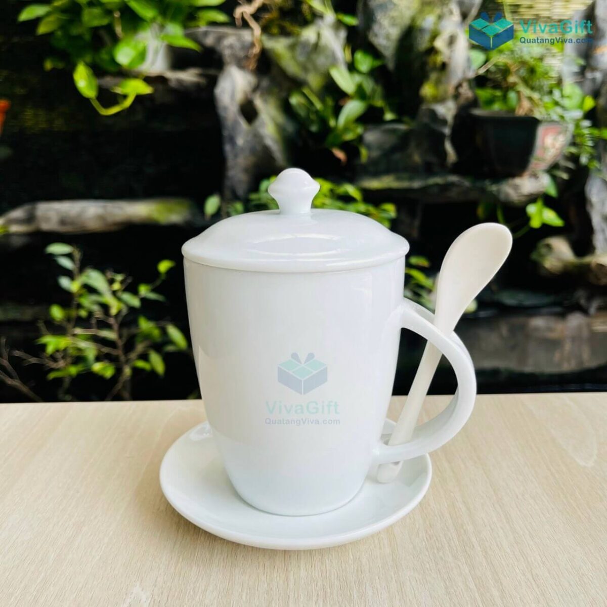 #5 Mẫu LY SỨ IN LOGO Giá Dưới 100k Làm Quà Tặng C.Ty