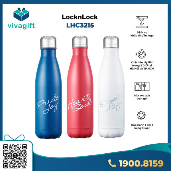 Bình Giữ Nhiệt Lock&Lock 500ml Luna Bottle LHC3215 1