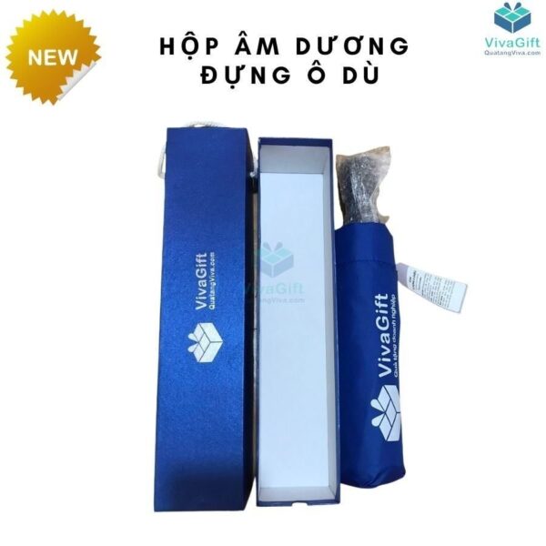 Hộp Âm Dương Đựng Ô Dù Có Quai Xách In Logo HAD03 5