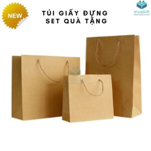 Túi Giấy Đựng Set Quà Tặng Có Quai Xách In Logo TG04 6