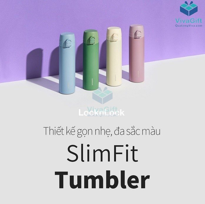 Bình Giữ Nhiệt LocknLock 400ml – LHC3270 Slim Fit Onetouch In Logo 10