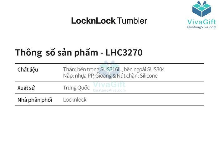 Bình Giữ Nhiệt LocknLock 400ml – LHC3270 Slim Fit Onetouch In Logo 15