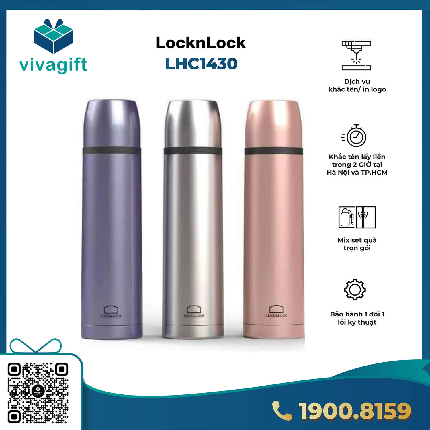 Bình Giữ Nhiệt Lock&Lock 500ml LHC1430