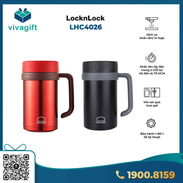 Bình giữ nhiệt Lock&Lock LHC4026 500ml New Basic Table 1