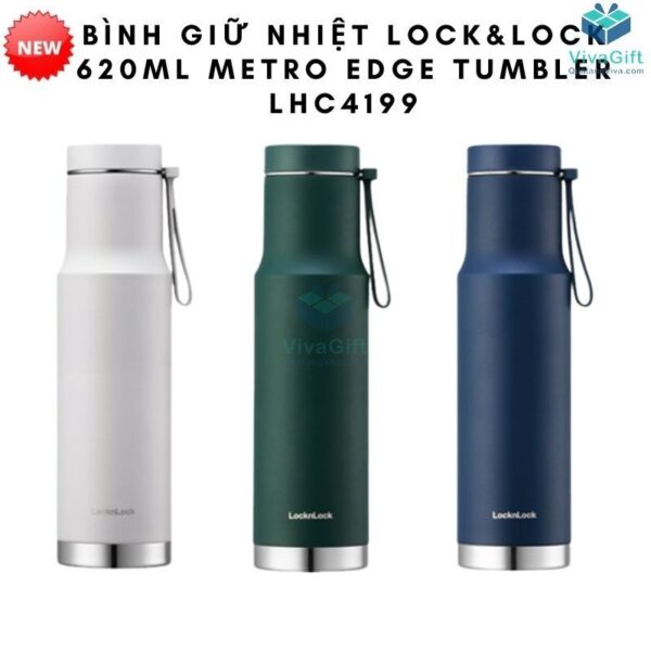 Bình Giữ Nhiệt LocknLock 620ml LHC4199 Metro Edge Tumbler Khắc Tên 13