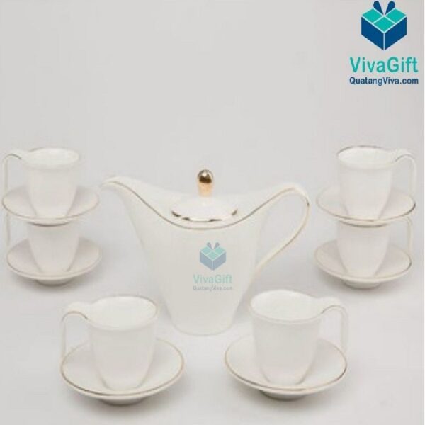 Bộ Ấm Trà Minh Long 1.1 L - Jasmine - Chỉ Xanh Lá 01111100903 - Hình ảnh 7