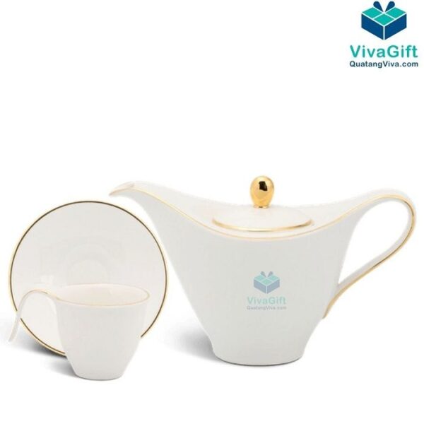 Bộ Ấm Trà Minh Long 1.1 L - Jasmine - Chỉ Xanh Lá 01111100903 - Hình ảnh 5