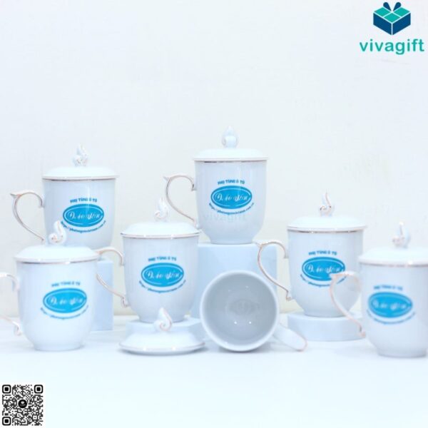 Cốc Sứ Minh Long 0.30 L – Mẫu Đơn IFP – Chỉ Vàng 153009014 - Quatangviva.com 7