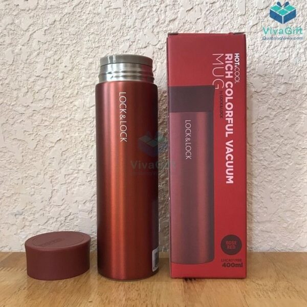 Bình Giữ Nhiệt Lock&Lock LHC4019R 400ml Colorful Tumbler Khắc Tên 9