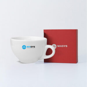 Bộ Ly Sứ Café Trắng Cappuccino LS118