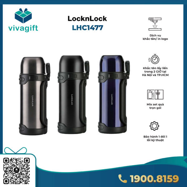 Bình Giữ Nhiệt Lock&Lock 1800ml Easy Take Hot Tank LHC1477 2