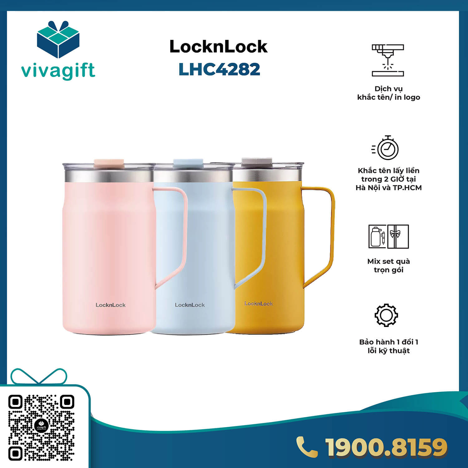 Ca Giữ Nhiệt Lock&Lock 600ml – LHC4282 1