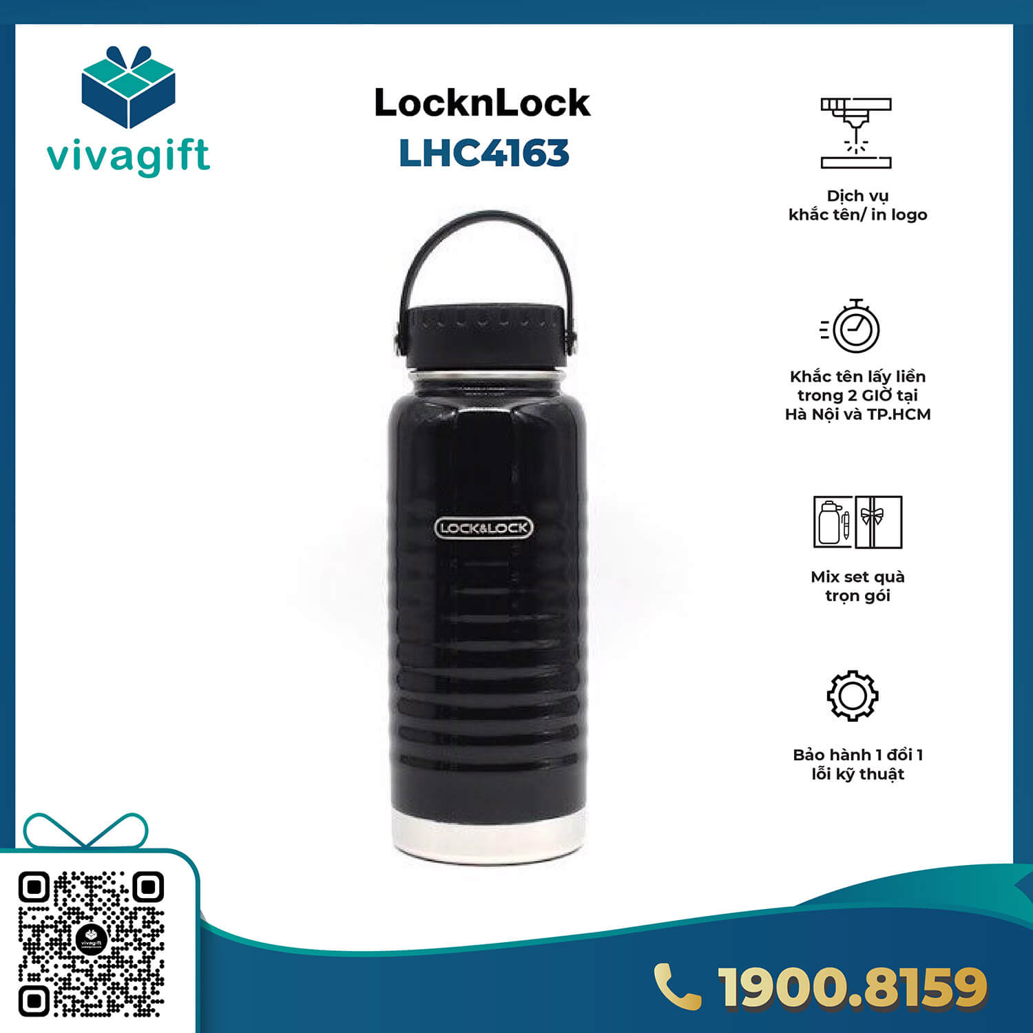 binh giu nhiet locknlock 900ml lhc4163blk 6 1 VivaGift