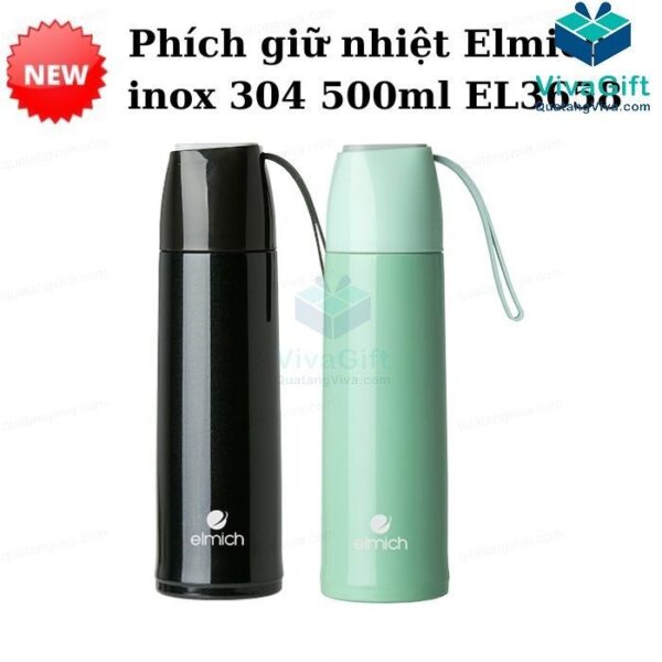 Bình giữ nhiệt Elmich 500ml EL3658 inox 304 1