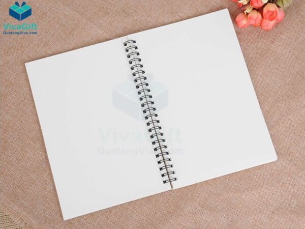 Sổ Tay Lò Xo SLX01 In Logo Theo Yêu Cầu