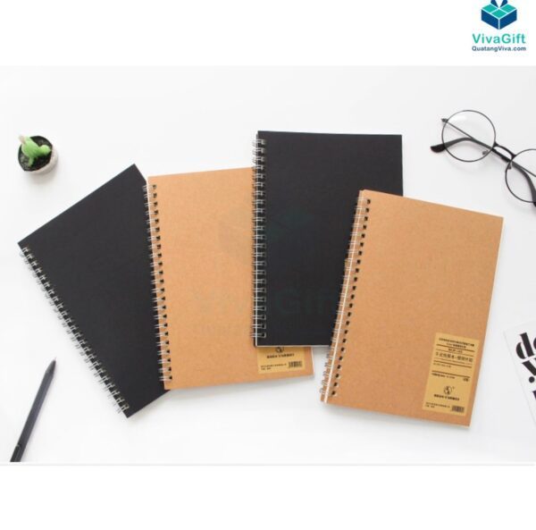 Sổ Tay Lò Xo SLX02 In Logo Theo Yêu Cầu