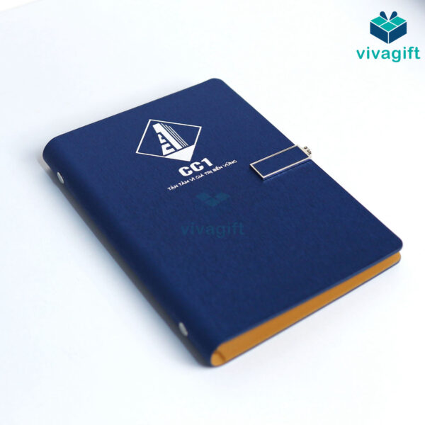 Sổ Tay Bìa Còng Gập 2 Kèm Khoá Kim Loại B033 - Hình ảnh 20