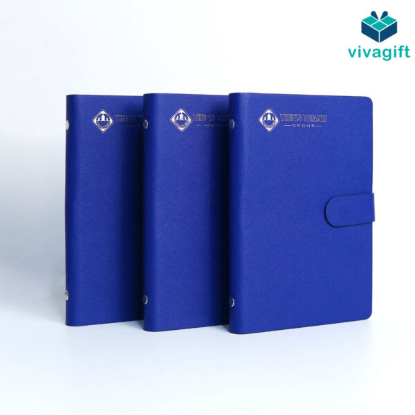 Sổ Tay Bìa Còng Gập 2 B035 Kèm Khoá Nam Châm - Hình ảnh 4