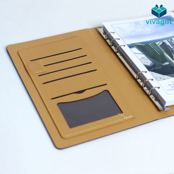 Sổ Tay Bìa Còng Gập 2 B035 Kèm Khoá Nam Châm - Hình ảnh 15