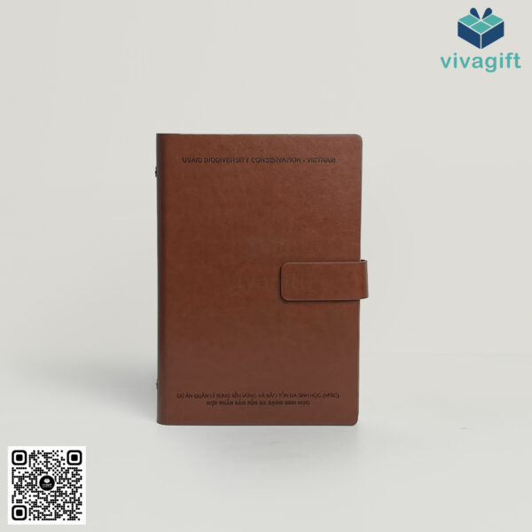 Sổ Tay Bìa Còng Gập 2 B035 Kèm Khoá Nam Châm - Hình ảnh 7