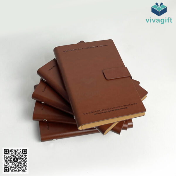 Sổ Tay Bìa Còng Gập 2 B035 Kèm Khoá Nam Châm - Hình ảnh 19