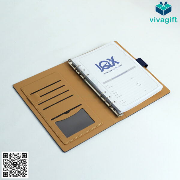 Sổ Tay Bìa Còng Gập 2 B035 Kèm Khoá Nam Châm - Hình ảnh 23