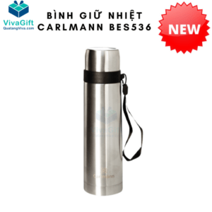 Bình Giữ Nhiệt Carlmann 500ml Nóng Lạnh BES536 Khắc Logo